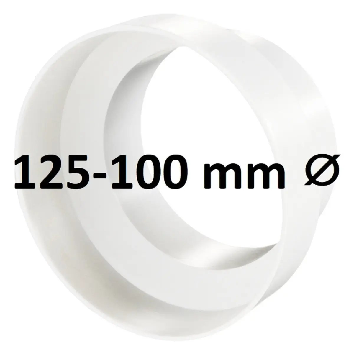Réducteur en PVC 125-100mm